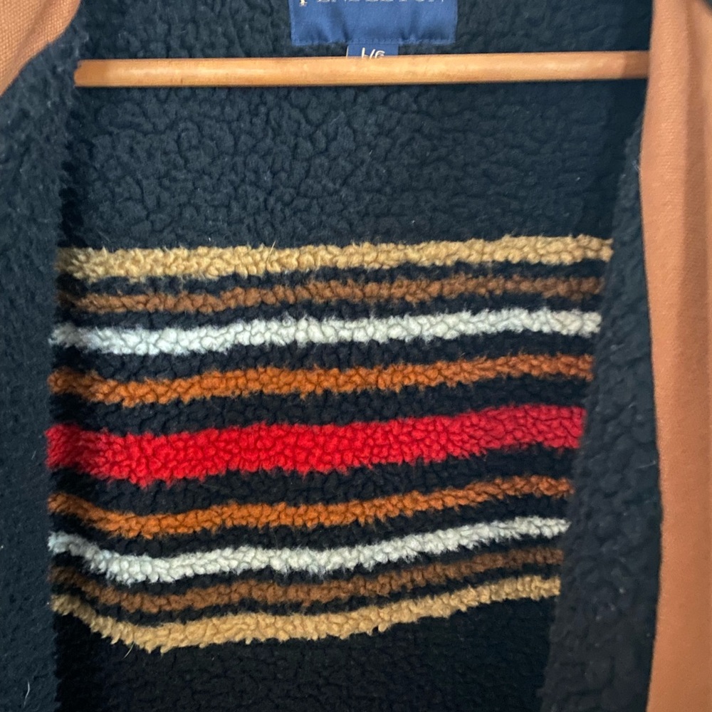 Pendleton Men's Brown Jacket with Black Collar - Picture 4 of 5